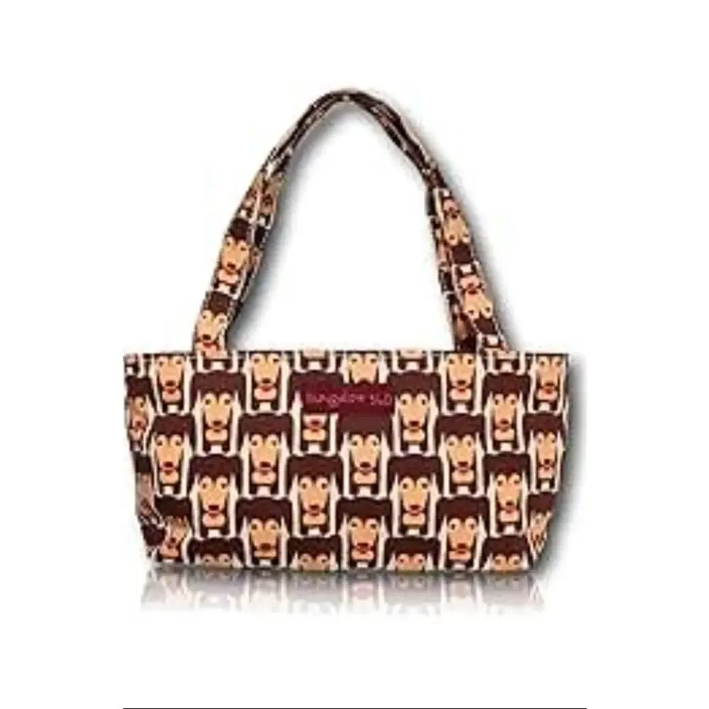BUNGALOW 360 Small Canvas Happy Dog Purse - Picture 2 of 8
